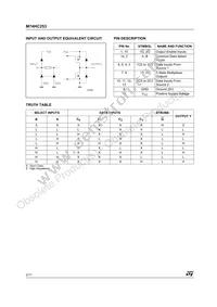 M74HC253RM13TR Datasheet Page 2