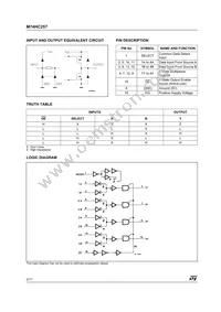 M74HC257RM13TR Datasheet Page 2