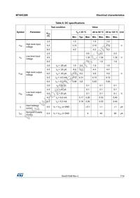 M74HC280RM13TR Datasheet Page 7