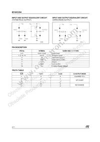 M74HC294RM13TR Datasheet Page 2