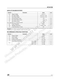 M74HC298B1R Datasheet Page 3