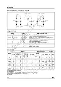 M74HC299B1R Datasheet Page 2
