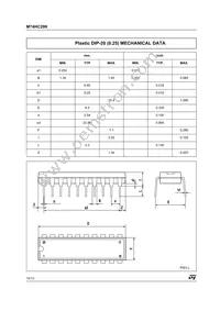 M74HC299B1R Datasheet Page 10