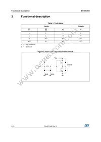 M74HC365TTR Datasheet Page 4