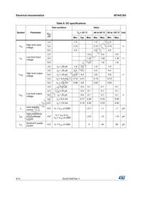 M74HC365TTR Datasheet Page 6