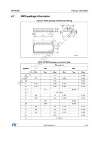 M74HC365TTR Datasheet Page 11