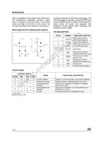 M74HC40103RM13TR Datasheet Page 2