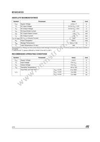 M74HC40103RM13TR Datasheet Page 4