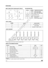 M74HC4024RM13TR Datasheet Page 2