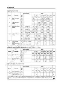 M74HC4028B1R Datasheet Page 4