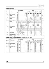 M74HC4049B1R Datasheet Page 3