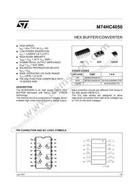 M74HC4050TTR Datasheet Cover
