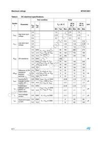 M74HC4051TTR Datasheet Page 6