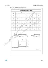 M74HC4051TTR Datasheet Page 15