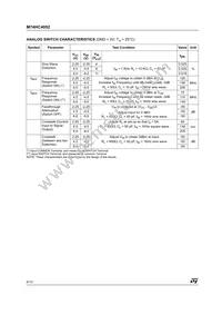 M74HC4052TTR Datasheet Page 6