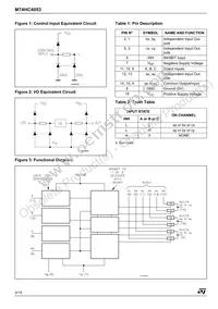 M74HC4053RM13TR Datasheet Page 2