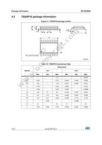 M74HC4060TTR Datasheet Page 14