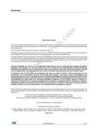 M74HC4060TTR Datasheet Page 17