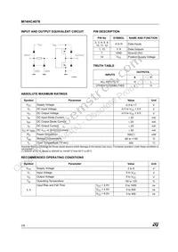 M74HC4078RM13TR Datasheet Page 2
