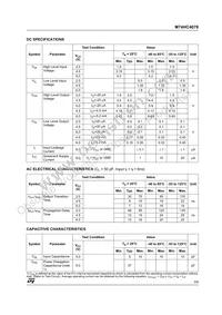 M74HC4078RM13TR Datasheet Page 3