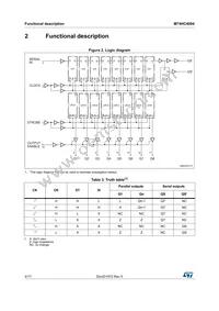 M74HC4094B1R Datasheet Page 4