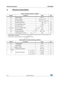 M74HC4094B1R Datasheet Page 6