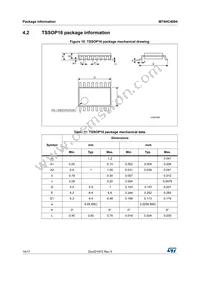 M74HC4094B1R Datasheet Page 14