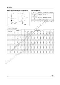 M74HC42TTR Datasheet Page 2