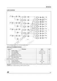 M74HC42TTR Datasheet Page 3