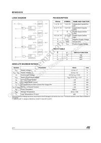 M74HC4316RM13TR Datasheet Page 2