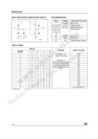 M74HC4514RM13TR Datasheet Page 2