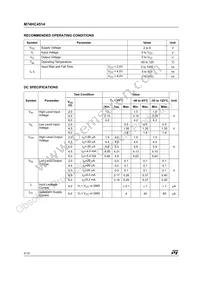 M74HC4514RM13TR Datasheet Page 4