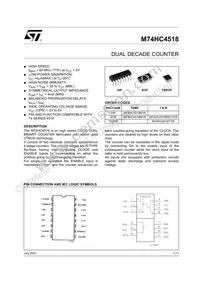 M74HC4518RM13TR Datasheet Cover