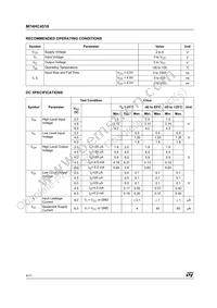 M74HC4518RM13TR Datasheet Page 4