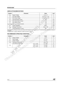 M74HC4520RM13TR Datasheet Page 4