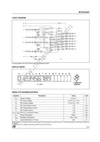 M74HC4543RM13TR Datasheet Page 3
