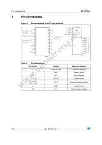 M74HC4851TTR Datasheet Page 2