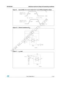 M74HC4851TTR Datasheet Page 11