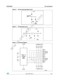 M74HC4852RM13TR Datasheet Page 3