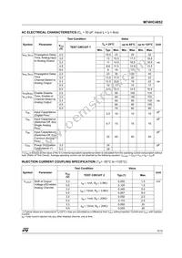 M74HC4852TTR Datasheet Page 5