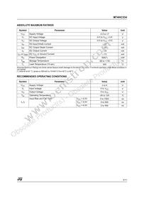 M74HC534B1R Datasheet Page 3