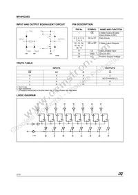 M74HC563RM13TR Datasheet Page 2