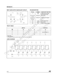 M74HC573TTR Datasheet Page 2