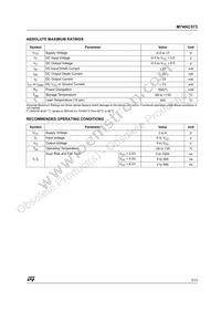 M74HC573TTR Datasheet Page 3