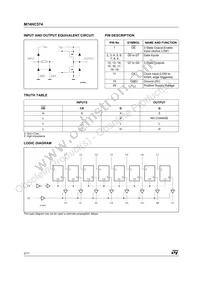 M74HC574TTR Datasheet Page 2