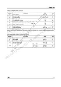 M74HC590TTR Datasheet Page 5