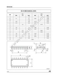 M74HC595B1R Datasheet Page 12