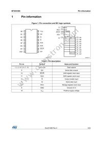 M74HC595TTR Datasheet Page 3