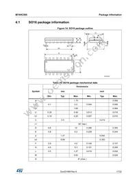 M74HC595TTR Datasheet Page 17