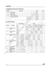 M74HC670M1R Datasheet Page 4